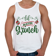 PRINTFASHION lil mister grinch-01 - Férfi atléta - Fehér atléta, trikó