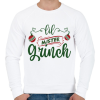 PRINTFASHION lil mister grinch-01 - Férfi pulóver - Fehér