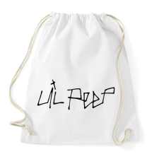 PRINTFASHION LIL PEEP - Sportzsák, Tornazsák - Fehér tornazsák