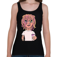 PRINTFASHION Lil Pump - Női atléta - Fekete