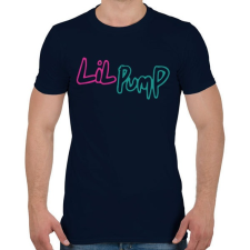 PRINTFASHION Lil Pump színes - Férfi póló - Sötétkék férfi póló