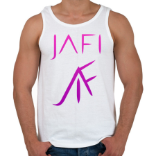 PRINTFASHION lila jafi - Férfi atléta - Fehér atléta, trikó