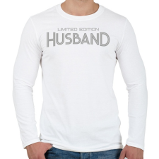 PRINTFASHION Limited Edition Husband - Férfi hosszú ujjú póló - Fehér férfi póló