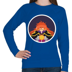 PRINTFASHION Lina - Női pulóver - Királykék