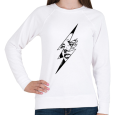 PRINTFASHION Line woman - Női pulóver - Fehér