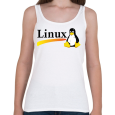 PRINTFASHION Linux is the best! - Női atléta - Fehér
