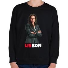 PRINTFASHION LISBON - Gyerek pulóver - Fekete gyerek pulóver, kardigán