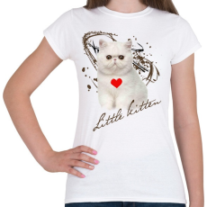 PRINTFASHION little kitten - Női póló - Fehér