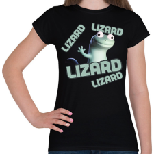 PRINTFASHION lizard - Női póló - Fekete női póló