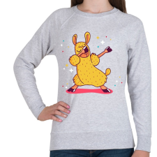 PRINTFASHION Llama Dabbing - Női pulóver - Sport szürke női pulóver, kardigán