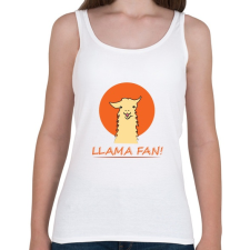 PRINTFASHION llama - Női atléta - Fehér atléta, trikó