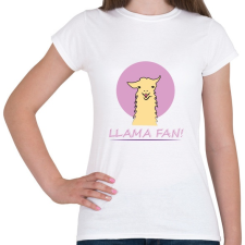 PRINTFASHION llama_purple - Női póló - Fehér női póló