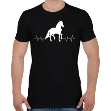 PRINTFASHION LÓ életjel - Férfi póló - Fekete férfi póló