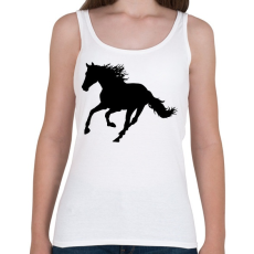 PRINTFASHION Ló - Női atléta - Fehér