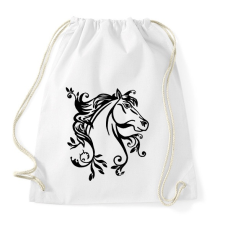 PRINTFASHION ló - Sportzsák, Tornazsák - Fehér tornazsák