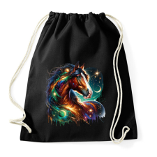 PRINTFASHION ló - Sportzsák, Tornazsák - Fekete tornazsák