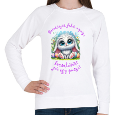 PRINTFASHION Locsolkodós póló Húsvétra - Női pulóver - Fehér női pulóver, kardigán