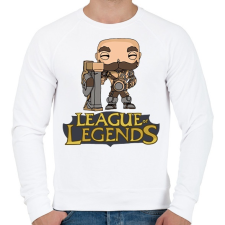 PRINTFASHION LOL Braum - Férfi pulóver - Fehér férfi pulóver, kardigán