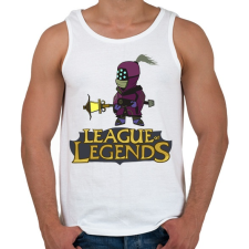 PRINTFASHION LOL Jax - Férfi atléta - Fehér atléta, trikó