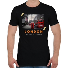 PRINTFASHION london - Férfi póló - Fekete férfi póló