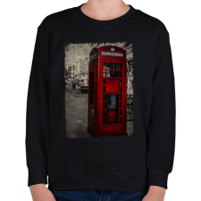 PRINTFASHION London Grunge - Gyerek pulóver - Fekete gyerek pulóver, kardigán