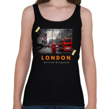 PRINTFASHION london - Női atléta - Fekete női trikó