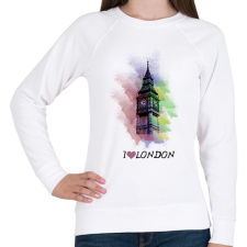 PRINTFASHION london - Női pulóver - Fehér női pulóver, kardigán