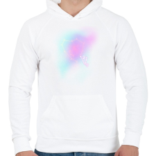 PRINTFASHION Lonely astronaut - Férfi kapucnis pulóver - Fehér férfi pulóver, kardigán