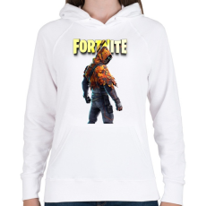PRINTFASHION Longshot Fortnite - Női kapucnis pulóver - Fehér