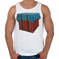 PRINTFASHION Lootbox - Férfi atléta - Fehér atléta, trikó