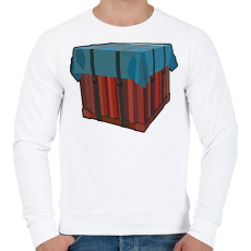 PRINTFASHION Lootbox - Férfi pulóver - Fehér