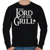 PRINTFASHION Lord of the grill fehér - Férfi pulóver - Fekete
