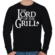 PRINTFASHION Lord of the grill fehér - Férfi pulóver - Fekete férfi pulóver, kardigán