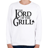 PRINTFASHION Lord of the grill fekete - Gyerek pulóver - Fehér