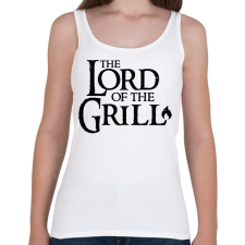 PRINTFASHION Lord of the grill fekete - Női atléta - Fehér női trikó