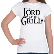PRINTFASHION Lord of the grill fekete - Női póló - Fehér női póló