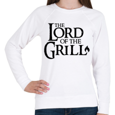 PRINTFASHION Lord of the grill fekete - Női pulóver - Fehér