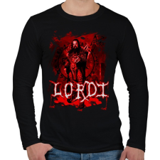 PRINTFASHION LORDI-bloody poster - Férfi hosszú ujjú póló - Fekete férfi póló