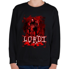 PRINTFASHION LORDI-bloody poster - Gyerek pulóver - Fekete