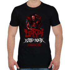 PRINTFASHION lordi-hard rock hallelujah - Férfi póló - Fekete férfi póló