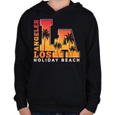 PRINTFASHION los angeles - Gyerek kapucnis pulóver - Fekete