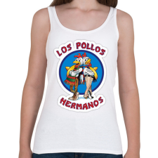 PRINTFASHION Los_Pollos_Hermanos - Női atléta - Fehér női trikó