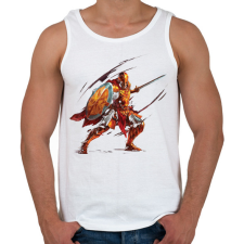 PRINTFASHION Lovag - Férfi atléta - Fehér atléta, trikó