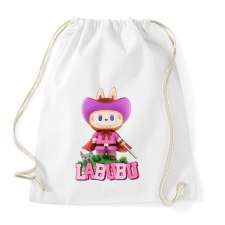 PRINTFASHION Lovag Labubu - Sportzsák, Tornazsák - Fehér tornazsák