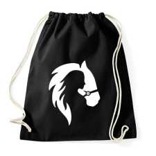 PRINTFASHION Lovaglás - Sportzsák, Tornazsák - Fekete tornazsák