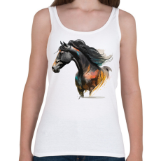 PRINTFASHION Lovas - Női atléta - Fehér