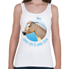 PRINTFASHION Lovas szív - Fjord - Női atléta - Fehér