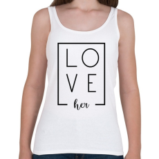 PRINTFASHION LOVE her páros 1 - Női atléta - Fehér