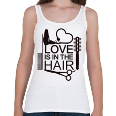 PRINTFASHION Love is in the HAIR - Női atléta - Fehér