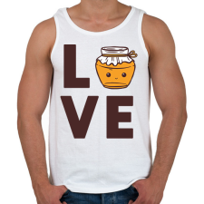 PRINTFASHION Love - Méhész - Férfi atléta - Fehér atléta, trikó